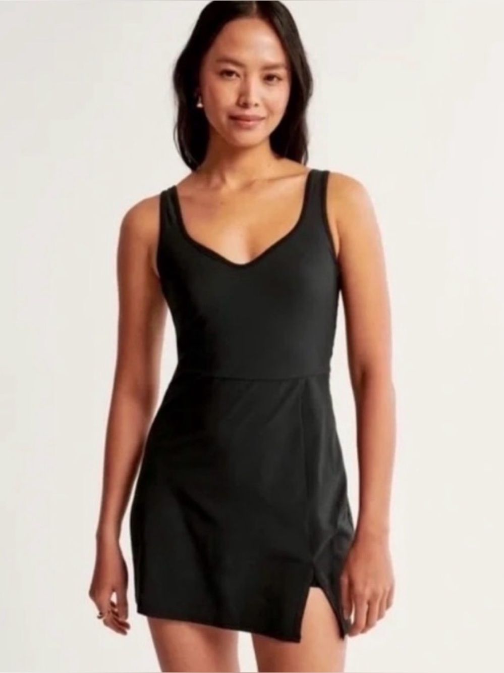 Abercrombie V Neck Mini Athletic Dress
